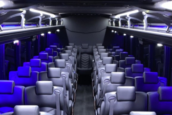 Columbus Charter Bus Interior