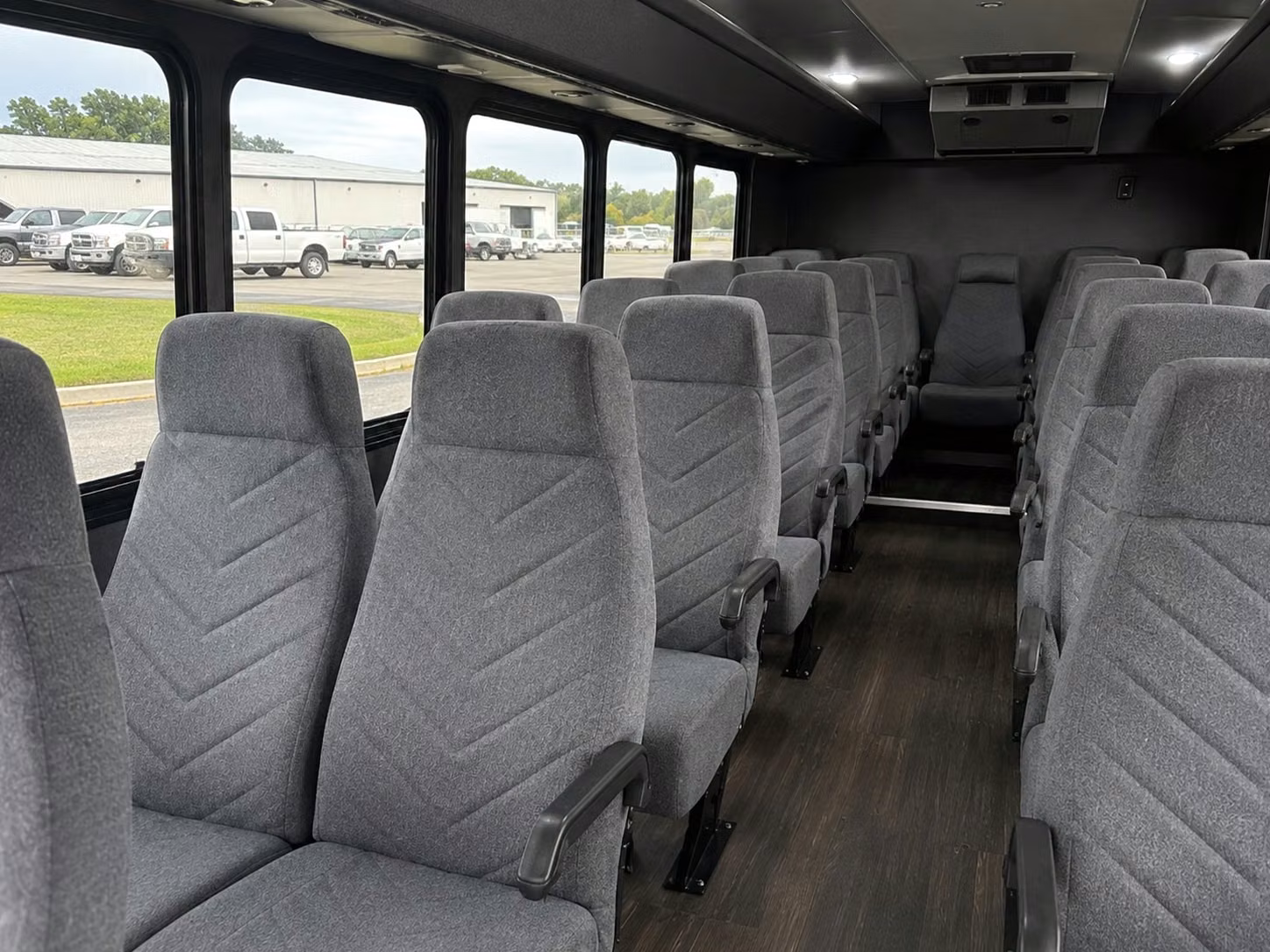 15 passenger minibus interior