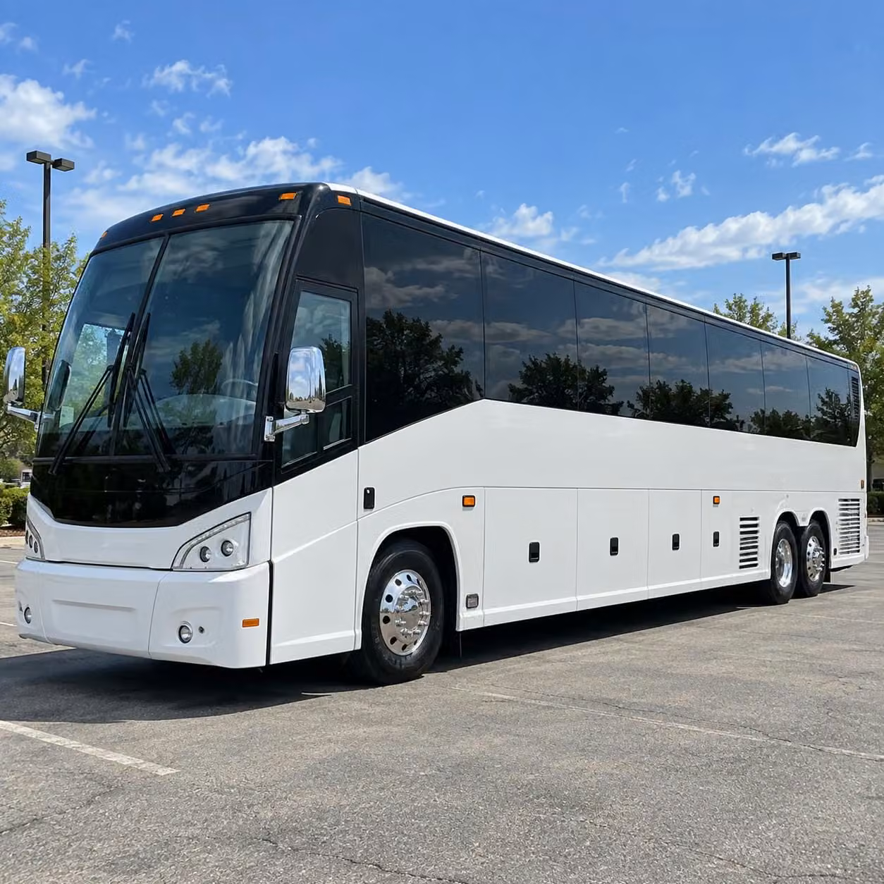 charter buses for large columbus prom groups move the whole squad together