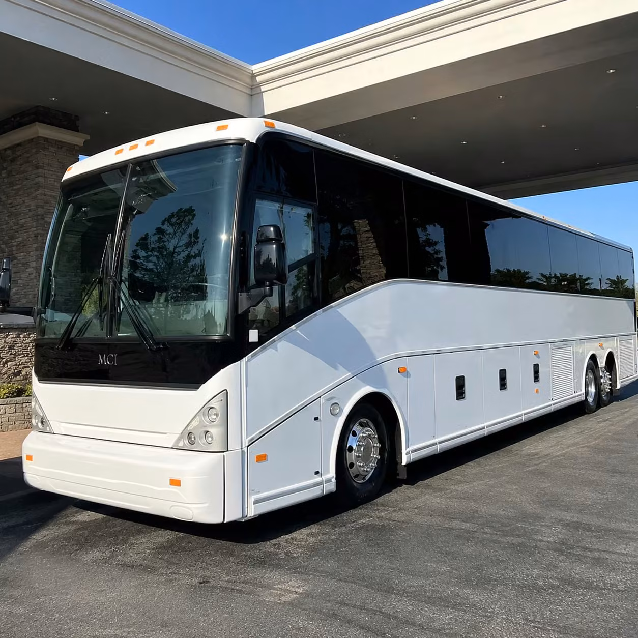 columbus 56 passenger charter bus rental